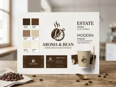 Brand and logo design sample concept